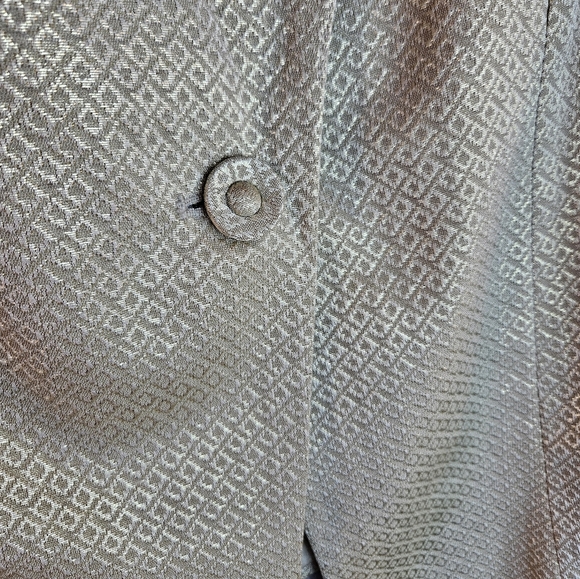 Lane Bryant Womens Evening Cocktail Blazer Sz 22 Gold Metallic Shimmer Chic - Picture 4 of 11